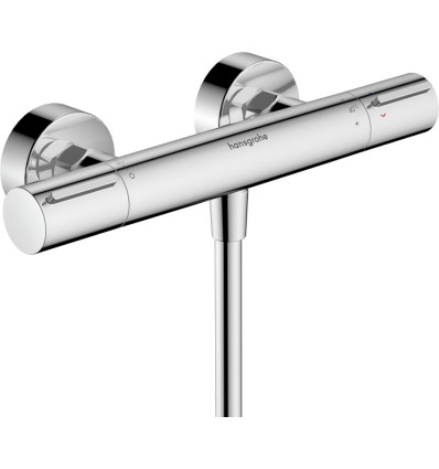 Bateria prysznicowa, termostatyczna, natynkowa Chrom Ecostat Element Hansgrohe (13346000)