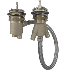 Zestaw podstawowy do 2-otworowej baterii termostatycznej na brzeg wanny Hansgrohe (13550180)
