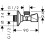 HG angle valve E-Design DN15xDN15 chrome Chrom Hansgrohe (13903000)