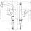 Jednouchwytowa bateria kuchenna 320, 1jet Stal Szlachetna Finish Metris Select M71 Hansgrohe (14883800)