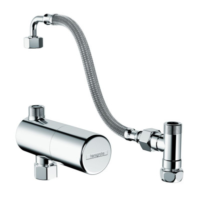 Termostat pod umywalkę, natynkowy Chrom Ecostat Hansgrohe (15346000)