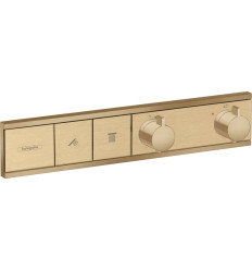 Bateria termostatyczna do 2 odbiorników, podtynkowa Brąz Szczotkowany RainSelect Hansgrohe (15380140)