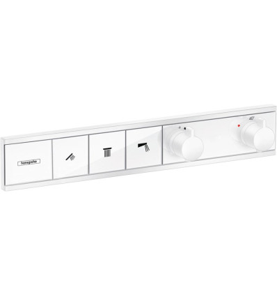 Bateria termostatyczna do 3 odbiorników, podtynkowa Biały Matowy RainSelect Hansgrohe (15381700)