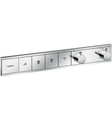 Bateria termostatyczna do 4 odbiorników, podtynkowa Chrom RainSelect Hansgrohe (15382000)