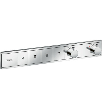 Bateria termostatyczna do 4 odbiorników, podtynkowa Chrom RainSelect Hansgrohe (15382000)