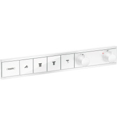 Bateria termostatyczna do 4 odbiorników, podtynkowa Biały Matowy RainSelect Hansgrohe (15382700)