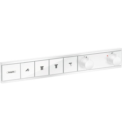 Bateria termostatyczna do 4 odbiorników, podtynkowa Biały Matowy RainSelect Hansgrohe (15382700)