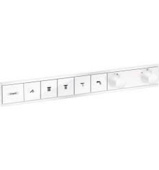 Bateria termostatyczna do 5 odbiorników, podtynkowa Biały Matowy RainSelect Hansgrohe (15384700)