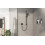 Bateria termostatyczna do 1 odbiornika, podtynkowa Czarny Chrom Szczotkowany ShowerSelect Comfort S Hansgrohe (15553340)