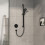 Bateria termostatyczna do 1 odbiornika, podtynkowa Czarny Matowy ShowerSelect Comfort S Hansgrohe (15553670)