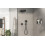 Bateria termostatyczna do 2 odbiorników, podtynkowa Czarny Chrom Szczotkowany ShowerSelect Comfort S Hansgrohe (15554340)