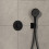 Bateria termostatyczna do 2 odbiorników, podtynkowa Czarny Matowy ShowerSelect Comfort S Hansgrohe (15554670)