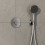 Bateria termostatyczna do 2 odbiorników zgodna z normą EN 1717, podtynkowa Chrom ShowerSelect Comfort S Hansgrohe (15556000)