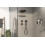Zawór odcinający do 3 odbiorników, podtynkowy Brąz Szczotkowany ShowerSelect Comfort S Hansgrohe (15558140)