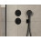 Zawór odcinający do 3 odbiorników, podtynkowy Czarny Matowy ShowerSelect Comfort S Hansgrohe (15558670)
