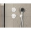 Zawór odcinający do 3 odbiorników, podtynkowy Biały Matowy ShowerSelect Comfort S Hansgrohe (15558700)