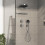 Bateria termostatyczna, podtynkowa Chrom ShowerSelect Comfort S Hansgrohe (15559000)