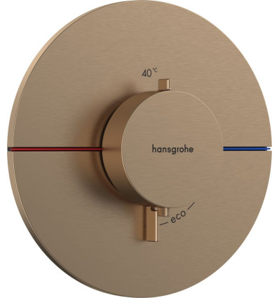 Bateria termostatyczna podtynkowa Brąz Szczotkowany ShowerSelect Comfort S Hansgrohe (15559140)