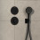 Bateria termostatyczna podtynkowa Czarny Matowy ShowerSelect Comfort S Hansgrohe (15559670)