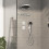 Bateria termostatyczna, podtynkowa Biały Matowy ShowerSelect Comfort S Hansgrohe (15559700)