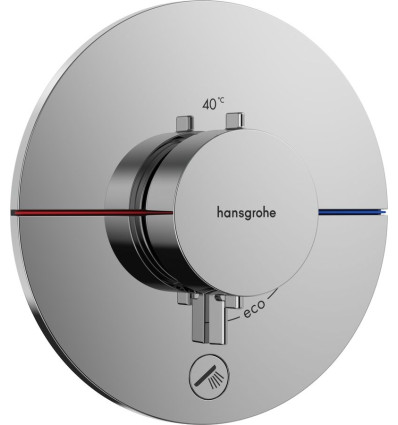 Bateria termostatyczna do 1 odbiornika z dodatkowym wyjściem podtynkowa Chrom ShowerSelect Comfort S Hansgrohe (15562000)