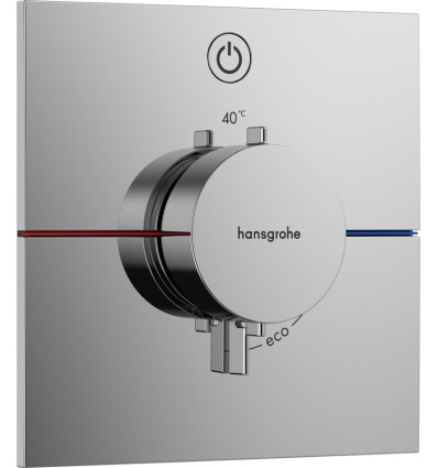 Bateria termostatyczna do 1 odbiornika podtynkowa Chrom ShowerSelect Comfort E Hansgrohe (15571000)