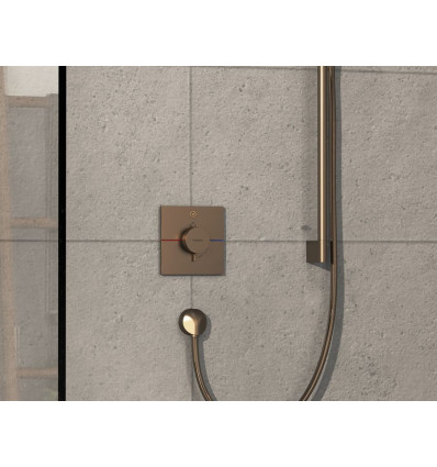 Bateria termostatyczna do 1 odbiornika podtynkowa Brąz Szczotkowany ShowerSelect Comfort E Hansgrohe (15571140)