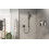 Bateria termostatyczna do 1 odbiornika podtynkowa Czarny Chrom Szczotkowany ShowerSelect Comfort E Hansgrohe (15571340)