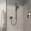 Bateria termostatyczna do 1 odbiornika podtynkowa Czarny Chrom Szczotkowany ShowerSelect Comfort E Hansgrohe (15571340)