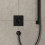 Bateria termostatyczna do 1 odbiornika podtynkowa Czarny Matowy ShowerSelect Comfort E Hansgrohe (15571670)