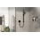 Bateria termostatyczna do 1 odbiornika podtynkowa Czarny Matowy ShowerSelect Comfort E Hansgrohe (15571670)