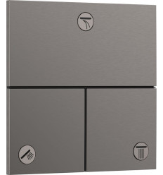 Zawór odcinający do 3 odbiorników, podtynkowy Czarny Chrom Szczotkowany ShowerSelect Comfort E Hansgrohe (15573340)