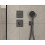 Zawór odcinający do 3 odbiorników podtynkowy Czarny Chrom Szczotkowany ShowerSelect Comfort E Hansgrohe (15573340)