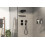 Zawór odcinający do 3 odbiorników, podtynkowy Czarny Matowy ShowerSelect Comfort E Hansgrohe (15573670)