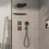 Bateria termostatyczna podtynkowa Brąz Szczotkowany ShowerSelect Comfort E Hansgrohe (15574140)