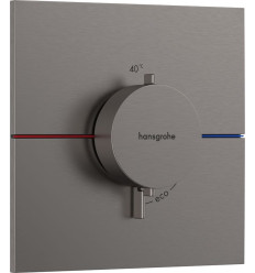 Bateria termostatyczna, podtynkowa Czarny Chrom Szczotkowany ShowerSelect Comfort E Hansgrohe (15574340)