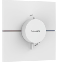 Bateria termostatyczna, podtynkowa Biały Matowy ShowerSelect Comfort E Hansgrohe (15574700)