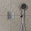 Bateria termostatyczna do 2 odbiorników zgodna z normą EN 1717 podtynkowa Chrom ShowerSelect Comfort E Hansgrohe (15578000)