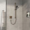 Bateria termostatyczna do 1 odbiornika podtynkowa Brąz Szczotkowany ShowerSelect Comfort Q Hansgrohe (15581140)