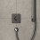 Bateria termostatyczna do 1 odbiornika podtynkowa Czarny Chrom Szczotkowany ShowerSelect Comfort Q Hansgrohe (15581340)