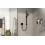 Bateria termostatyczna do 1 odbiornika podtynkowa Czarny Matowy ShowerSelect Comfort Q Hansgrohe (15581670)
