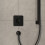 Bateria termostatyczna do 1 odbiornika podtynkowa Czarny Matowy ShowerSelect Comfort Q Hansgrohe (15581670)