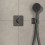 Bateria termostatyczna do 2 odbiorników, podtynkowa Czarny Chrom Szczotkowany ShowerSelect Comfort Q Hansgrohe (15583340)