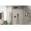 Bateria termostatyczna do 2 odbiorników, podtynkowa Czarny Chrom Szczotkowany ShowerSelect Comfort Q Hansgrohe (15583340)