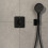 Bateria termostatyczna do 2 odbiorników, podtynkowa Czarny Matowy ShowerSelect Comfort Q Hansgrohe (15583670)