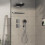 Zawór odcinający do 3 odbiorników podtynkowy Chrom ShowerSelect Comfort Q Hansgrohe (15587000)