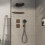 Zawór odcinający do 3 odbiorników podtynkowy Brąz Szczotkowany ShowerSelect Comfort Q Hansgrohe (15587140)