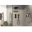 Zawór odcinający do 3 odbiorników podtynkowy Czarny Matowy ShowerSelect Comfort Q Hansgrohe (15587670)