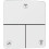 Zawór odcinający do 3 odbiorników podtynkowy Biały Matowy ShowerSelect Comfort Q Hansgrohe (15587700)