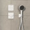 Zawór odcinający do 3 odbiorników podtynkowy Biały Matowy ShowerSelect Comfort Q Hansgrohe (15587700)